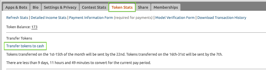 Cost of tokens on chaturbate