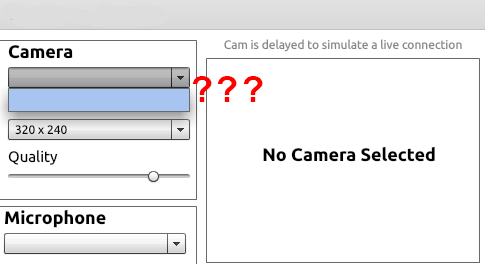 My webcam is not detected Chaturbate