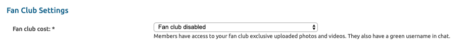 Fan club chaturbate Fan club chaturbate